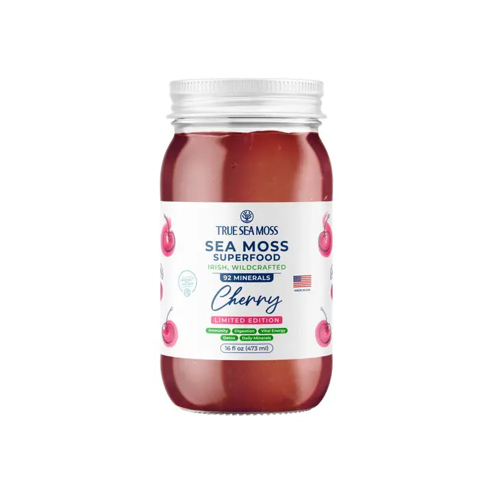TRUE SEA MOSS Cherry Sea Moss Gel | 453g