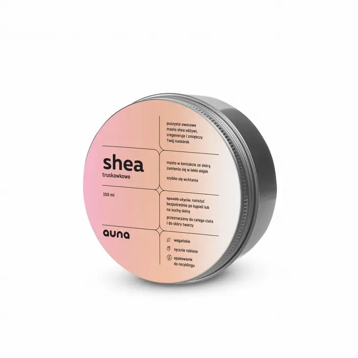 AUNA Strawberry Shea Butter with strawberry oil and vitamin E | 150ml