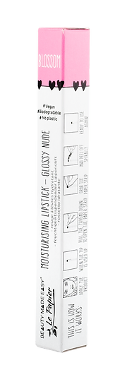 BEAUTY MADE EASY Moisturising Lipstick Glossy Nude Blossom | 6g