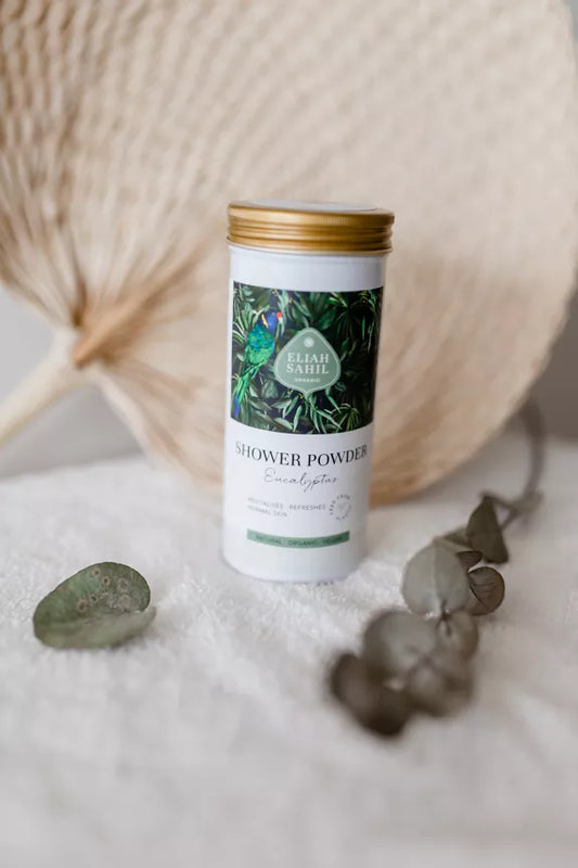 ELIAH SAHIL Organic Shower Powder Eucaliptus | 90g