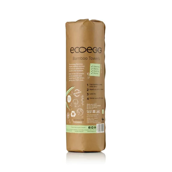 ECOEGG Bamboo Reusable Towels