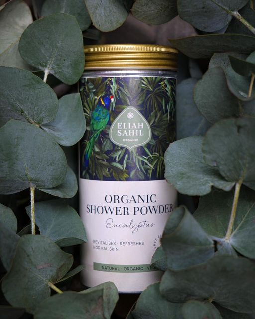 ELIAH SAHIL Organic Shower Powder Eucaliptus | 90g