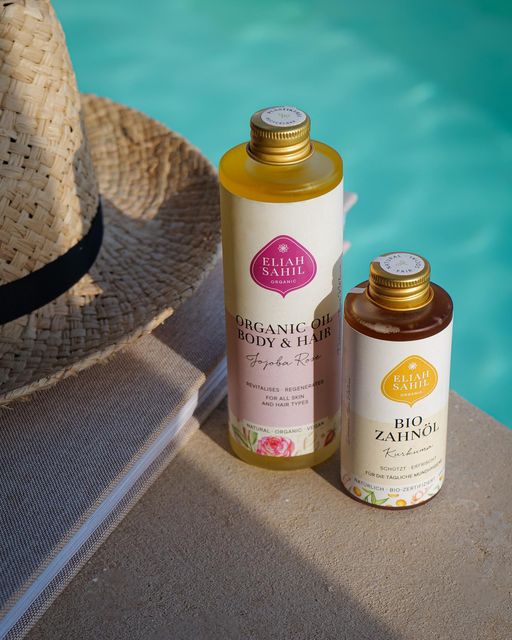 ELIAH SAHIL Organic Oil Body & Hair Jojoba Rose | 100ml