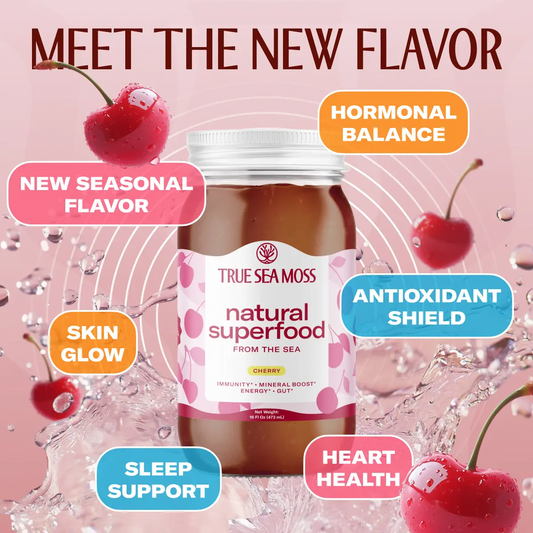 TRUE SEA MOSS Cherry Sea Moss Gel | 453g