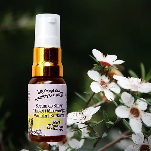BROOKLYN GROOVE Serum for Oily and Combination Skin with Manuka and Turmeric | 10ml
