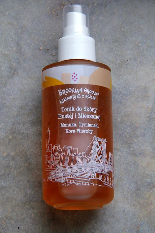 BROOKLYN GROOVE Tonic for Oily and Combination Skin with Manuka, Thyme and Willow Bark | 125ml