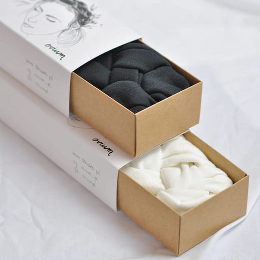 OVIUM Organic Cotton Headband - White