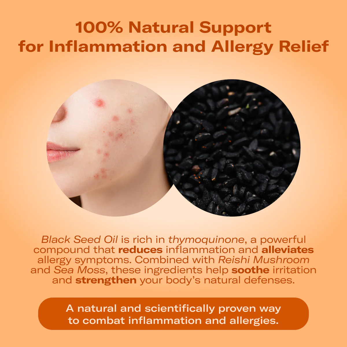 TRUE SEA MOSS Natural Inflamatory & Allergy Support Sea Moss Gel | 453g