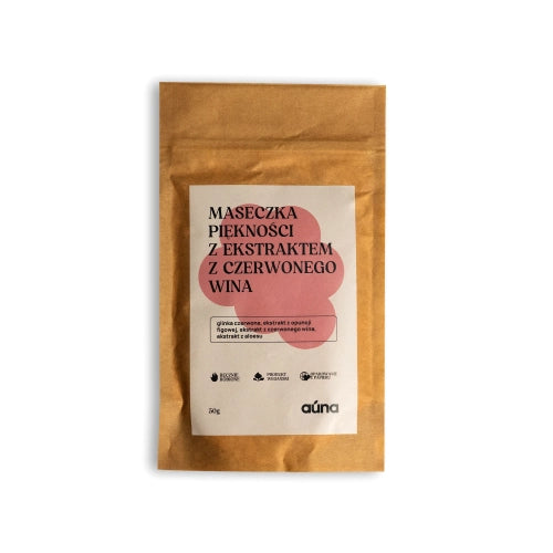 AUNA Beauty Mask with Red Wine Extract | 50 g powder