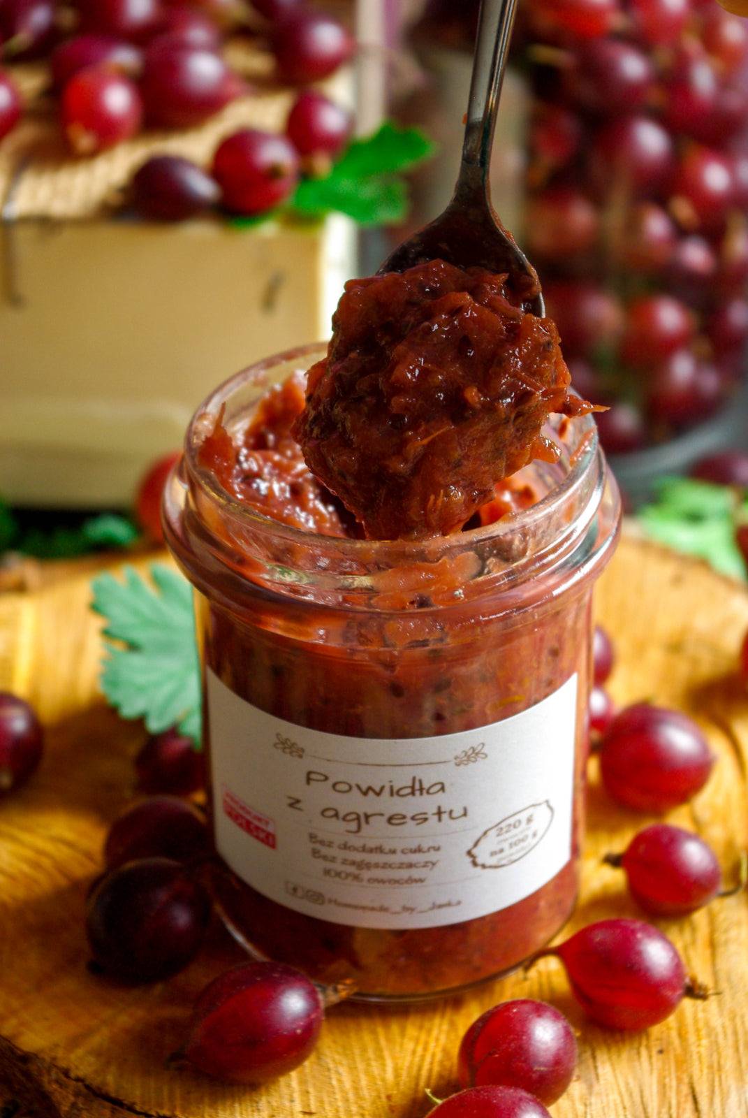 Homemade by Janka Gooseberry Jam 220g