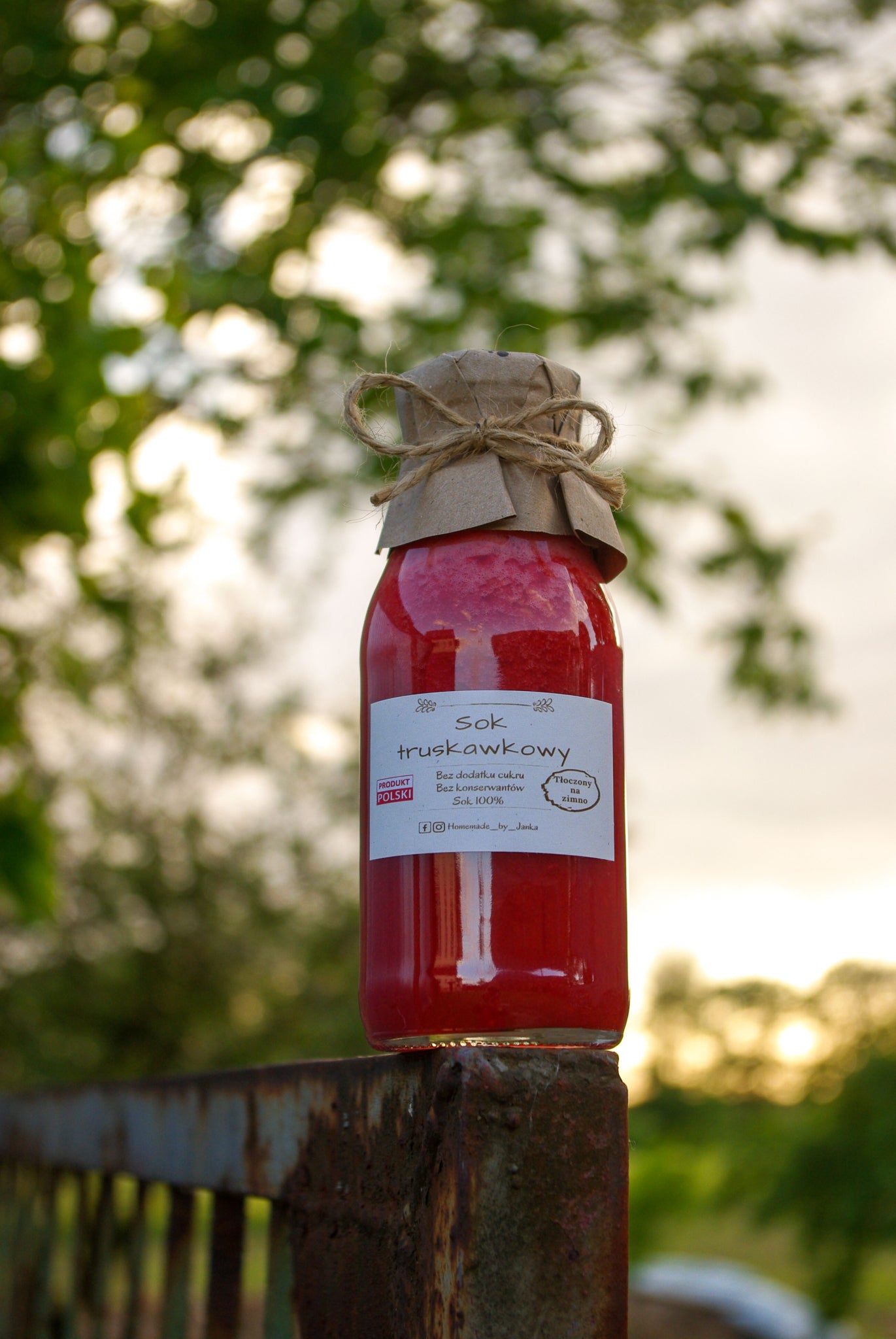 HOMEMADE BY JANKA Strawberry Juice | Cold Pressed | 330ml
