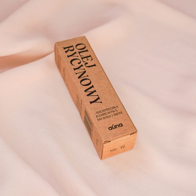 AUNA Pure Castor Oil with Brush /Eyebrow and Eyelash Conditioner |10ml (slightly damaged box)