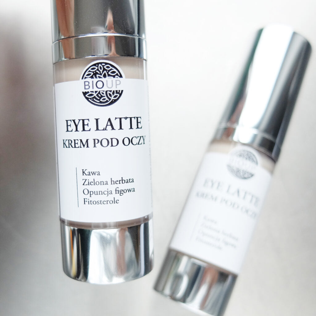 BIOUP EYE LATTE Eye Cream Comfort, Brightening, Improved Elasticity | 15 ml Best Before 1 October 2023