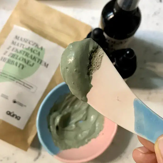 AUNA Mattifying Mask with Green Tea Extract | 50 g powder