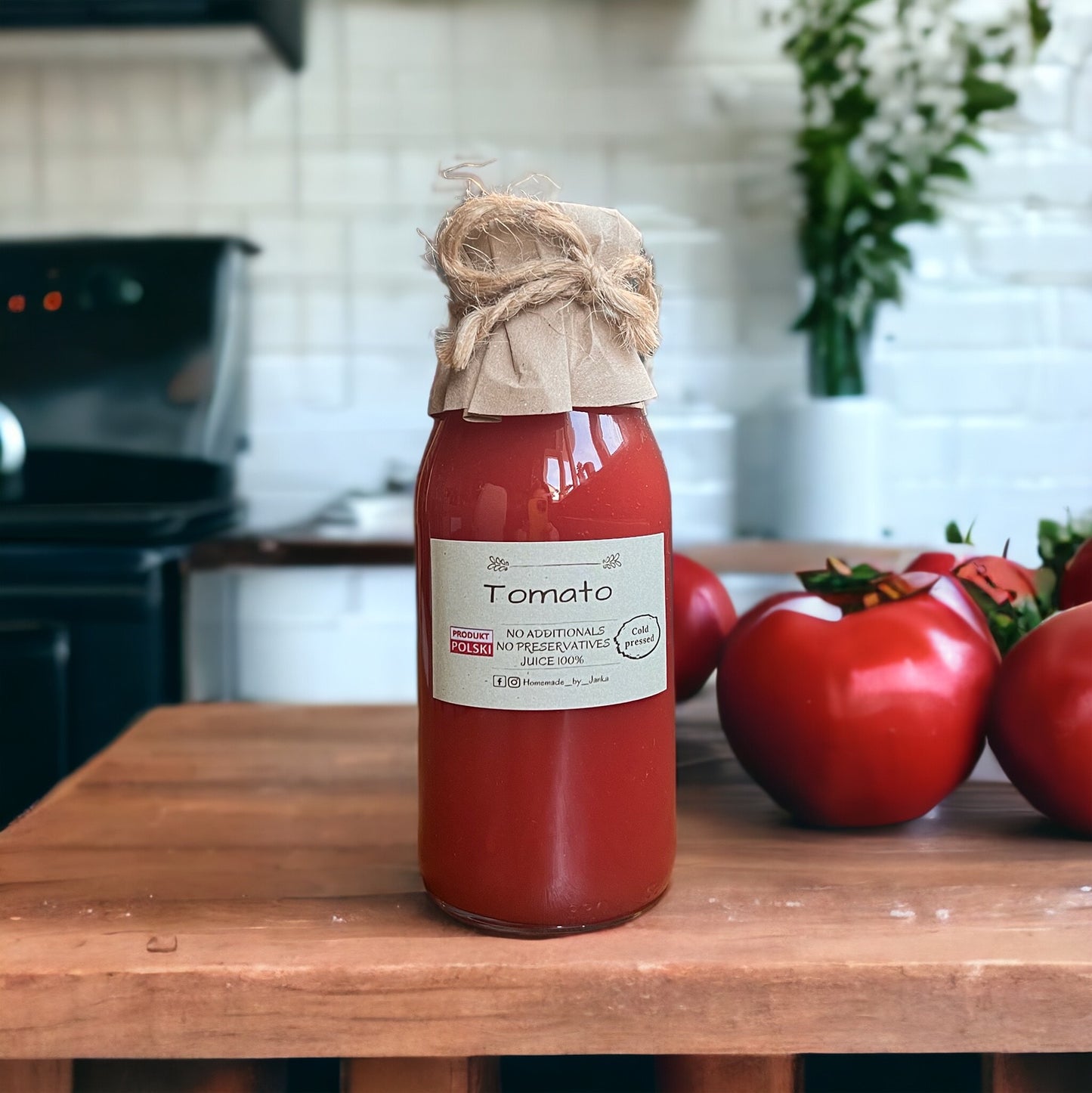 HOMEMADE BY JANKA Tomato Juice | Cold Pressed | 330ml