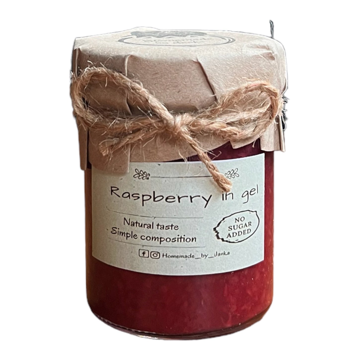 HOMEMADE BY JANKA Raspberry in Gel | 220g
