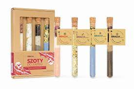 BRACIA MYDLARZE Bath Salt Shots | 4x 70 ml Gift Set of Bath Cosmetics