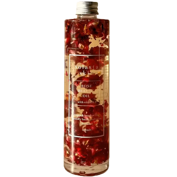 SOLASTA SKIN Rose Infused Beauty Oil (Face, Hair, Body + Bath) | 100ml