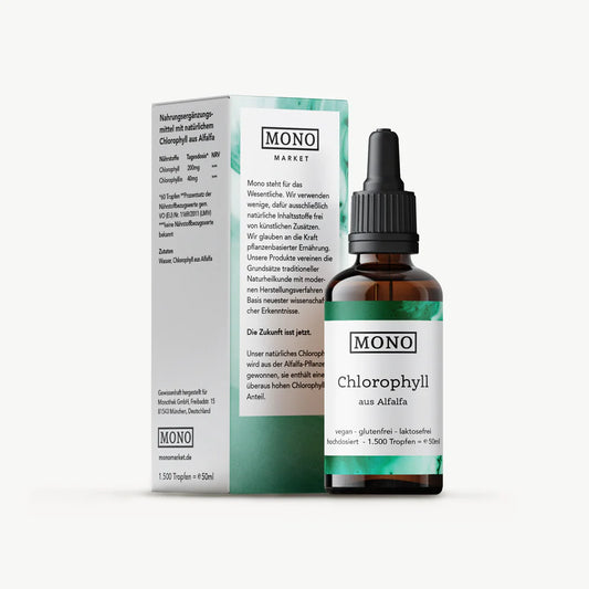 MONO Chlorophyll from Alfalfa | 50ml ( no box ) Best Before May 2024