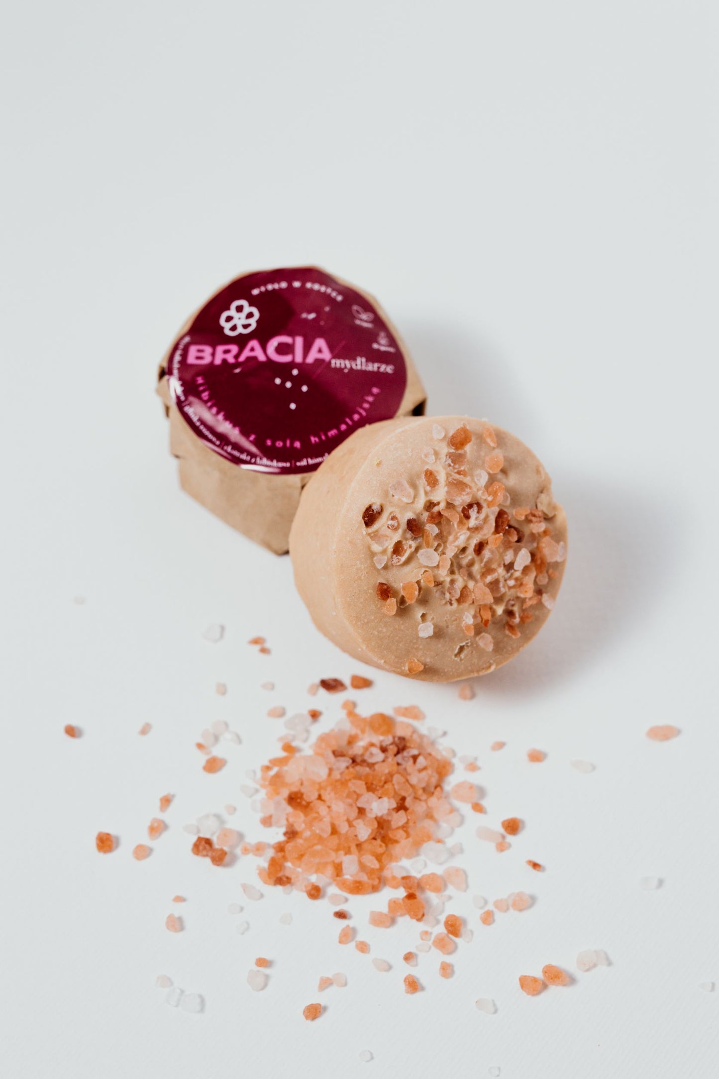 Bracia Mydlarze/The Soap Brothers Hibiscus and Himalayan Salt | Peeling Soap