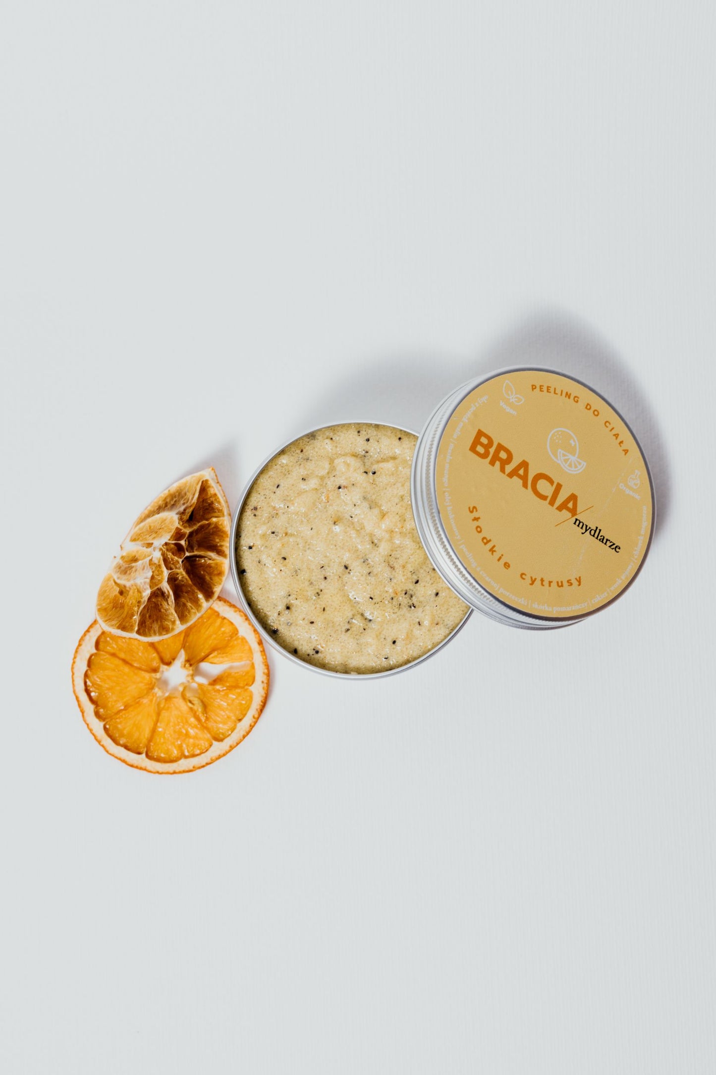 Bracia Mydlarze/The Soap Brothers Sweet Citrus Natural Sugar Body Scrub | 200g Damaged Packaging