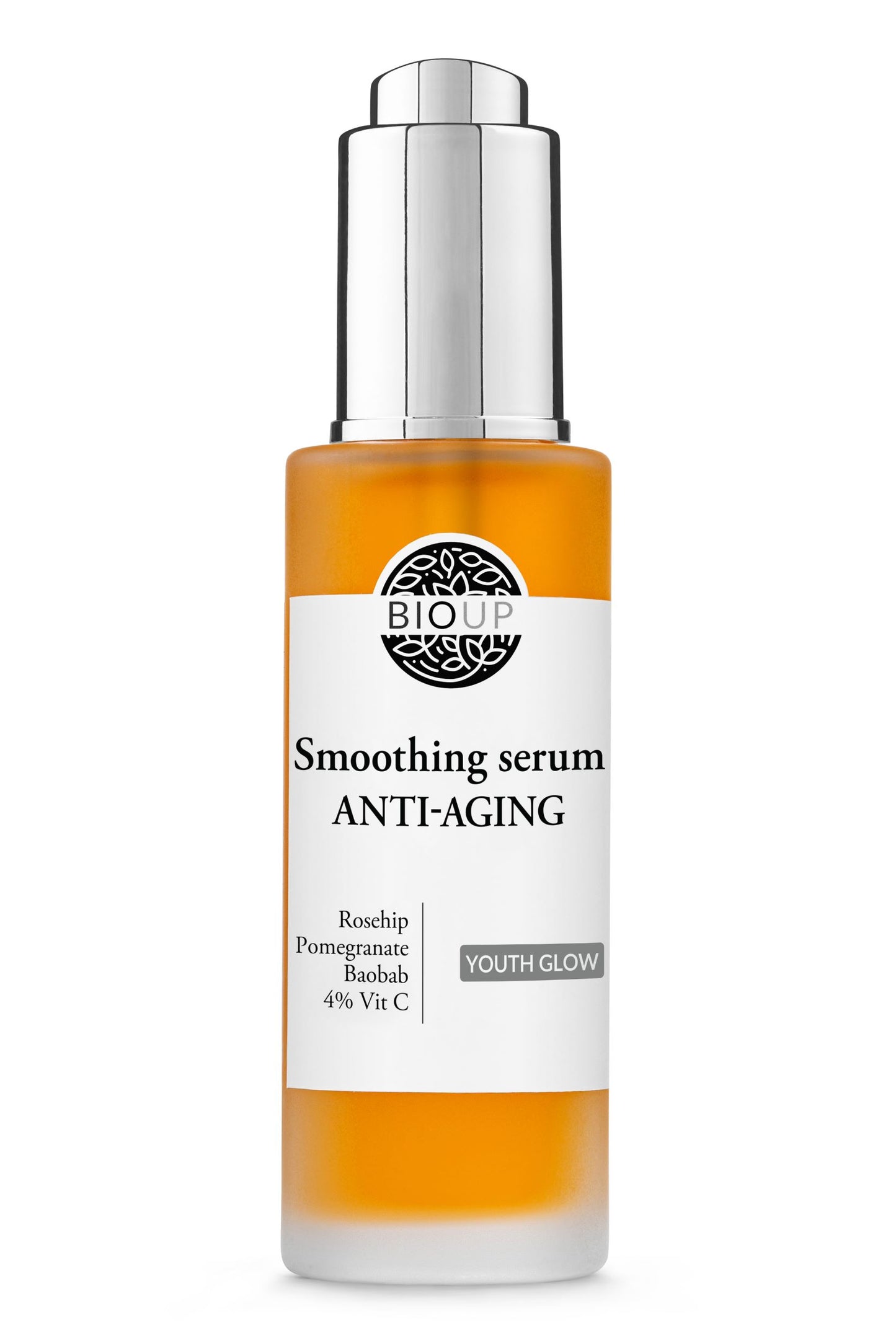 BIOUP ANTI-AGING Smoothing Serum with Vitamin C 4%, Face Serum Youth Glow | 30 ml