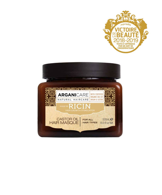 ARGANICARE RICIN Castor Oil Hair Masque Hair Growth Stimulator | 500ml