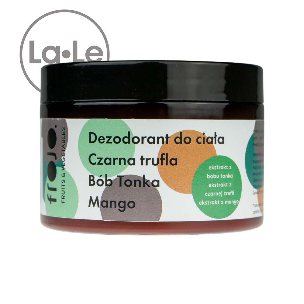FroJo Tonka Bean-Truffle Deodorant | 150ml Best Before 22.08.2023