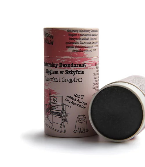 BROOKLYN GROOVE Charcoal Deodorant Stick Lime and Grapefruit | 60g