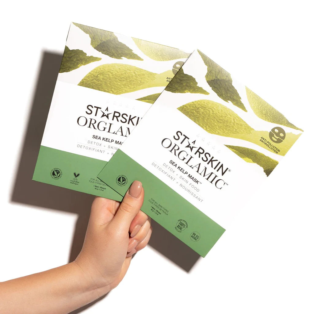 STARSKIN ORGLAMIC™ Sea Kelp Mask™ Anti-Pollution Face Sheet Mask
