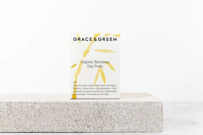 GRACE & GREEN Organic Bamboo Day Pads with Wings
