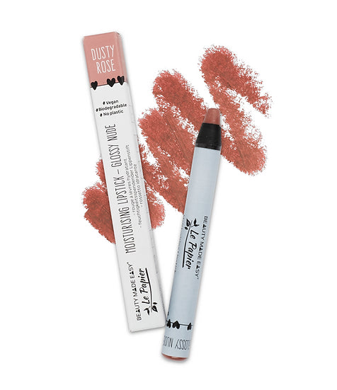 BEAUTY MADE EASY Moisturising Lipstick Glossy Nude Dusty Rose | 6g
