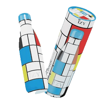 IZY Bottles  Composition - Piet Mondrian | 500ML