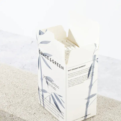 GRACE & GREEN   Organic Bamboo Night Pads - with Wings