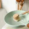 JUNGLE CULTURE  Reusable Bamboo Dish Brush | Eco Washing Up Cleaning Brushes