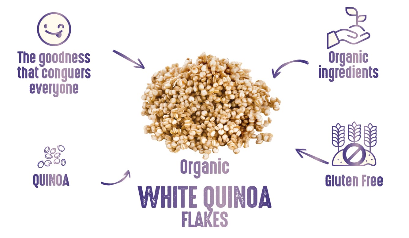 Naturotti by PASTA NATURA White Quinoa Flakes Bio & Gluten Free
