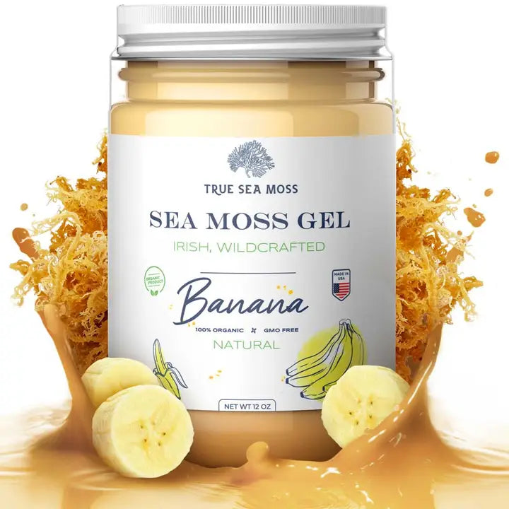 TRUE SEA MOSS Banana Sea Moss Gel  | 453g