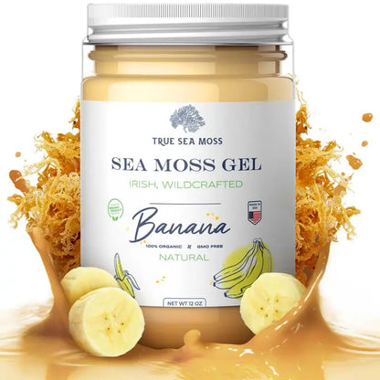 TRUE SEA MOSS Banana Sea Moss Gel  | 453g