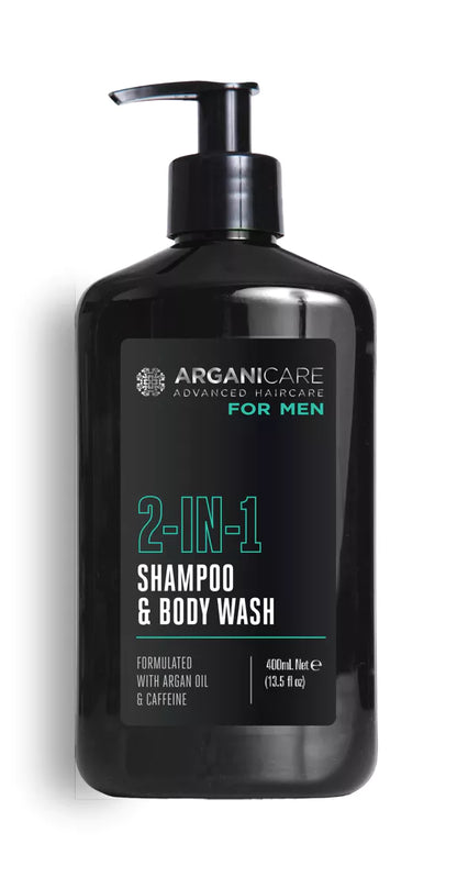 ARGANICARE  2-in-1 Shampoo + Energizing Shower Gel