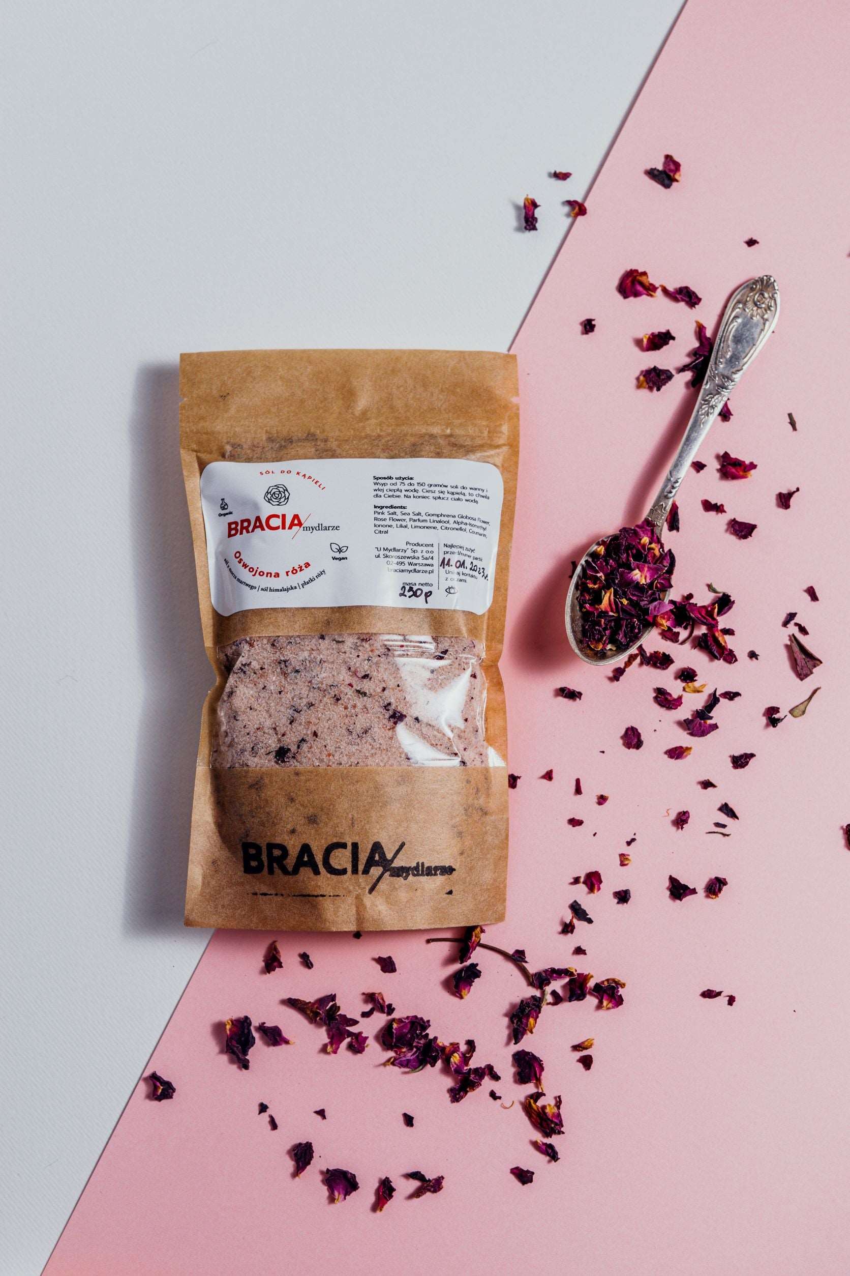 Bracia Mydlarze/The Soap Brothers  Tame Rose Bath Salt | 250g
