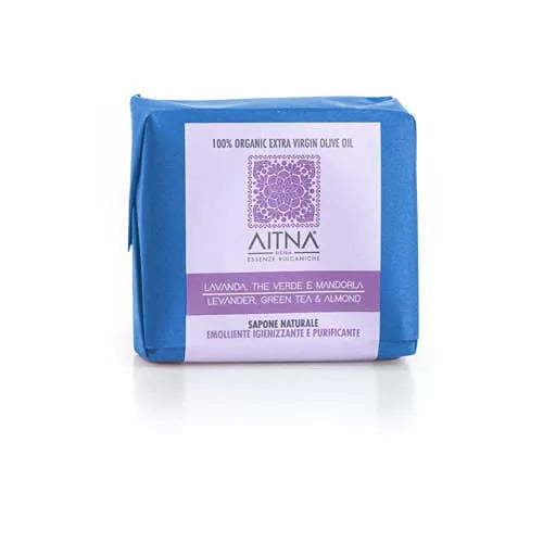 AITNA VOLCANIC ESSENCE Natural Soap Lavender, Green Tea and Almond | 100gr
