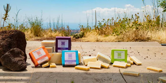 AITNA VOLCANIC ESSENCE Natural Soap Lavender, Green Tea and Almond | 100gr