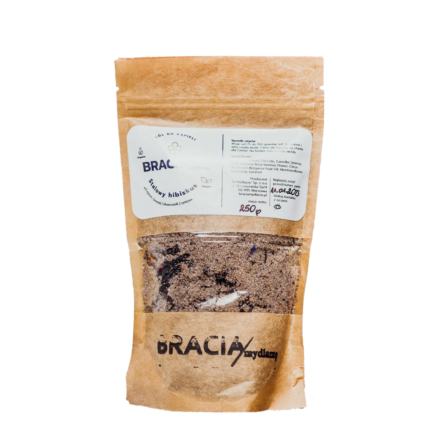 Bracia Mydlarze  Steel Hibiscus | Bath Salt 250g