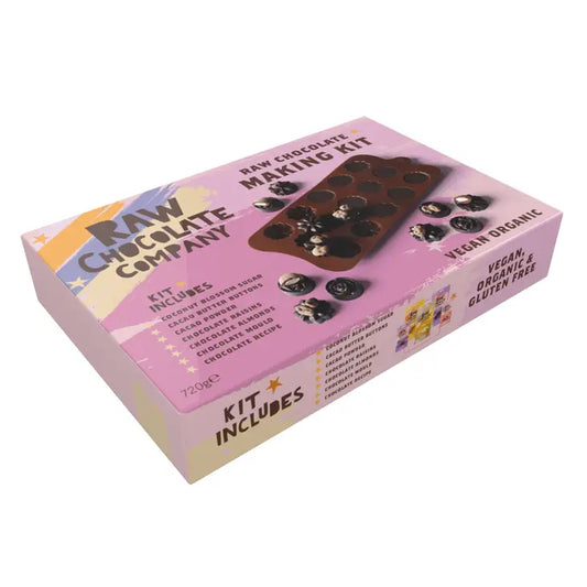 Raw Chocolate Company  Chocolate Making Kit, Organic Vegan, Plastic Free