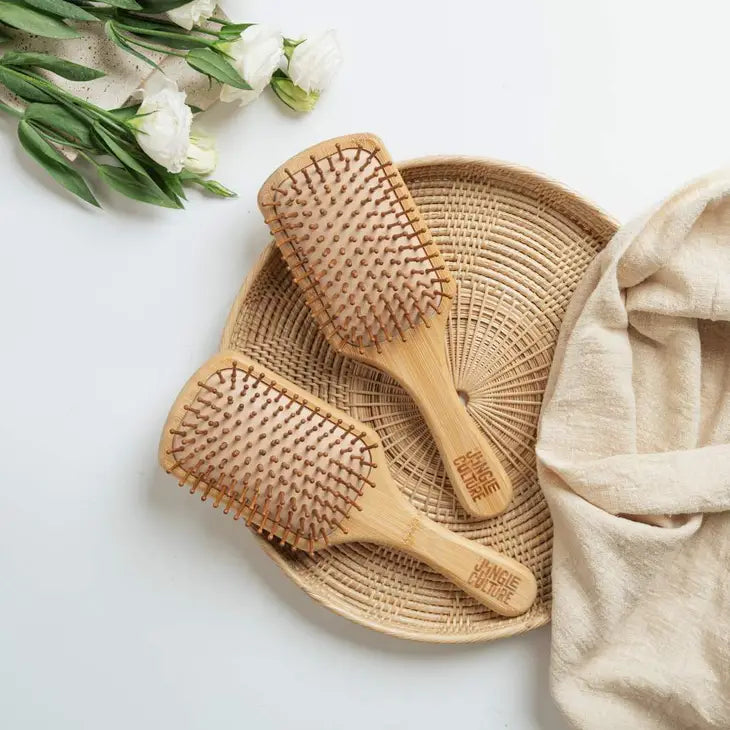 JUNGLE CULTURE Bamboo Hairbrush | Sustainable Wooden Hair Brushes