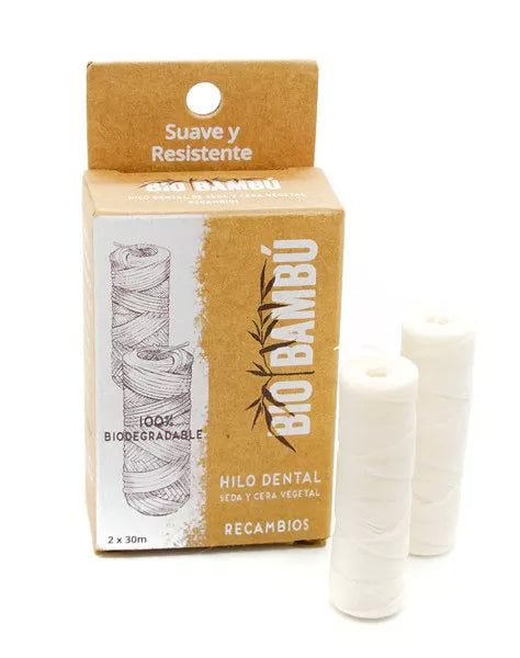 BioBambú  Zero waste Dental Floss Refills | 60m