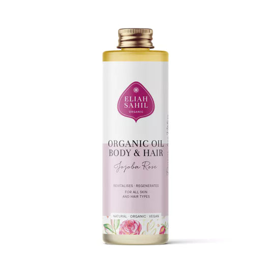 Eliah Sahil Organic Organic Oil Body & Hair Jojoba Rose | 100ml