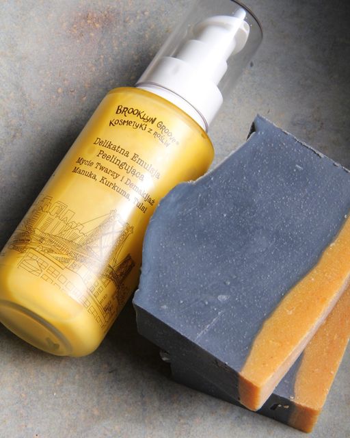 BROOKLYN GROOVE  Gentle Peeling Emulsion for Face Washing and Make-up Removal Manuka, Turmeric, Tulsi  | 120ml