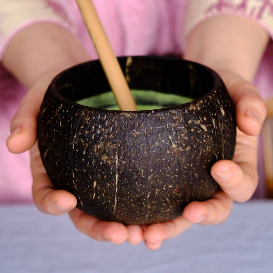 Jungle Culture  Coconut Shell Cups | Natural Coco Shell Cup Set of 2