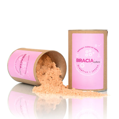 Bracia Mydlarze Grapefruit and Blackberry | Sparkling Bath Powder | 300g